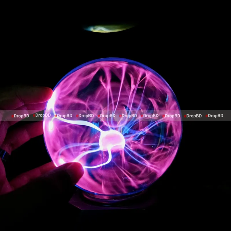 Globe Shape Magic Plasma Ball Light-5 Inch - Magical Products for Kids, Mind Refreshing Product