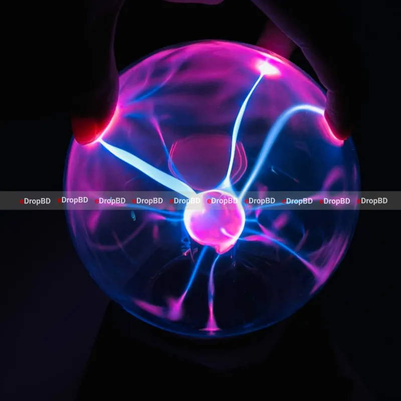 Globe Shape Magic Plasma Ball Light-5 Inch - Magical Products for Kids, Mind Refreshing Product
