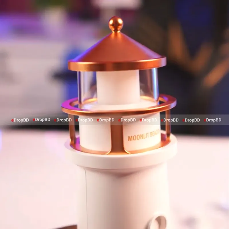 Moon lamp lighthouse with remote - Moon Lamp Projection Lighthouse Night Light