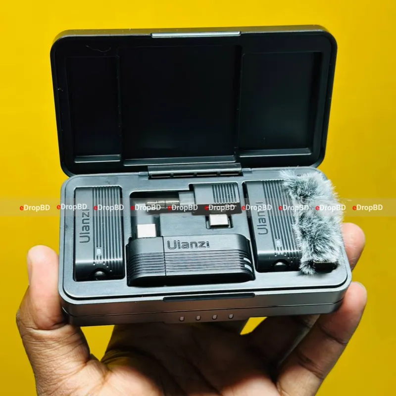 Ulanzi A100 Wireless Lavalier Microphone - Best Price In Bangladesh